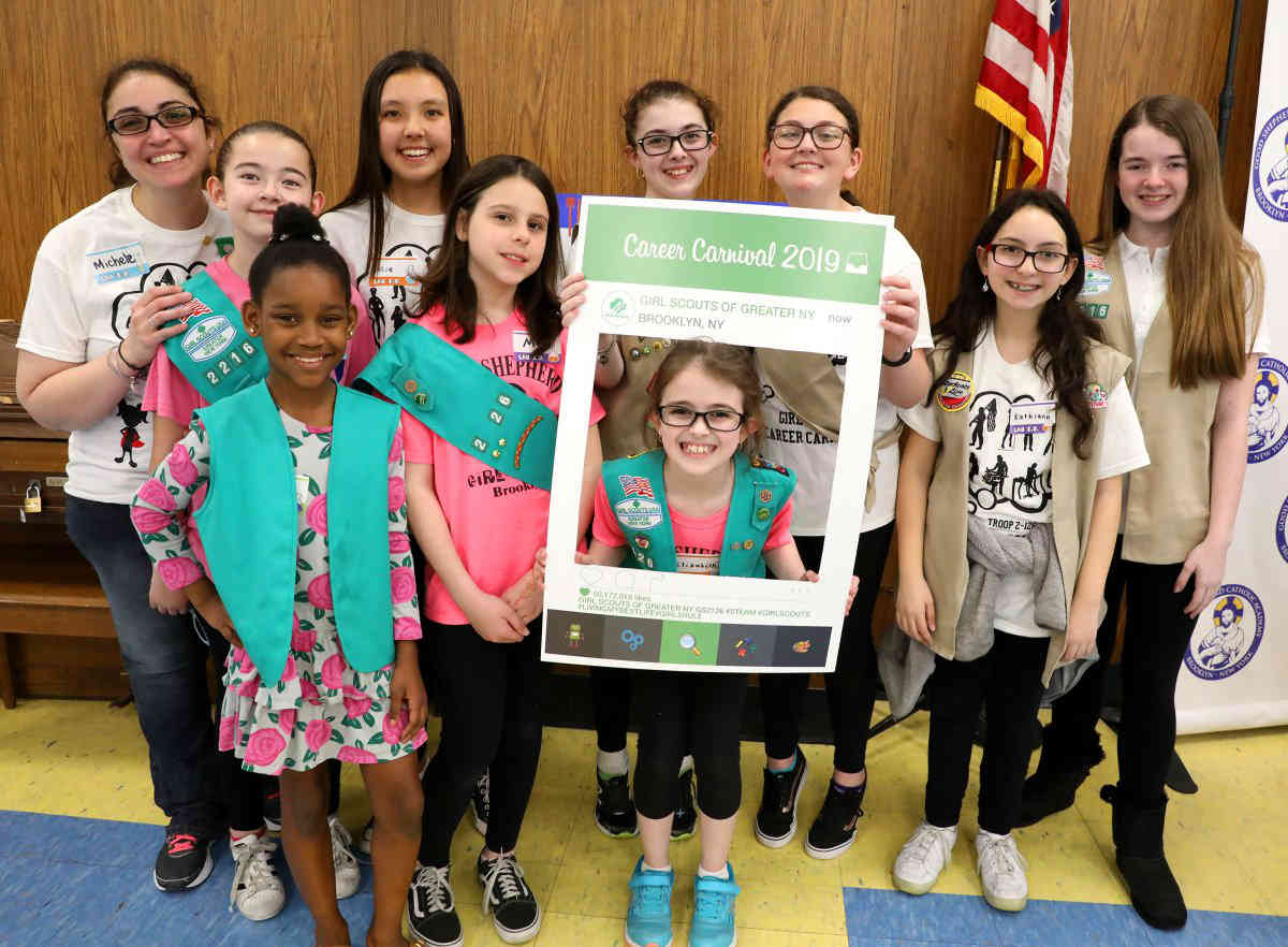 Girl Scout Troop hosts STEM career carnival in Marine Park