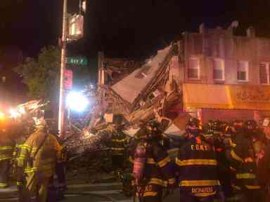 Midwood building collapses after vehicle crashes into ground floor: NYPD