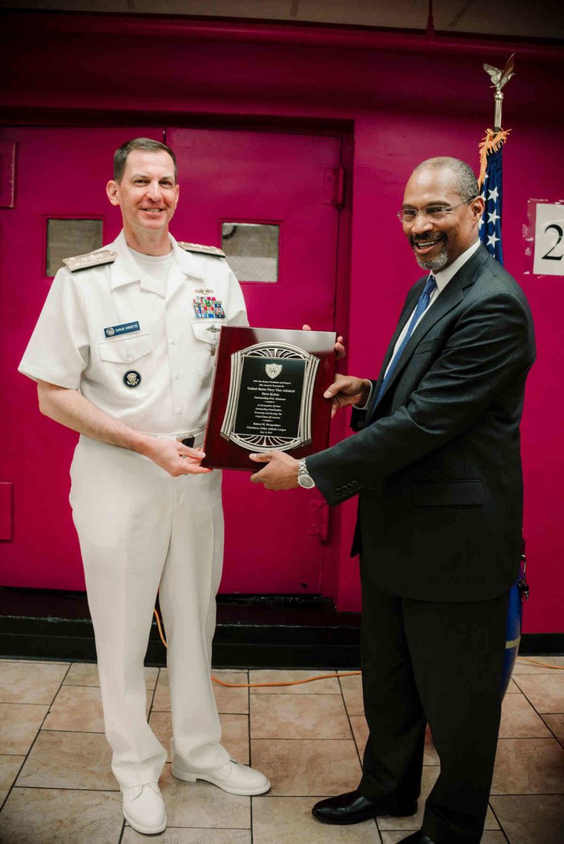 Brooklyn-born vice admiral honored by Police Athletic League