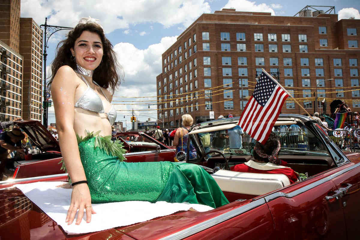 37th annual Mermaid Parade floods Coney Island