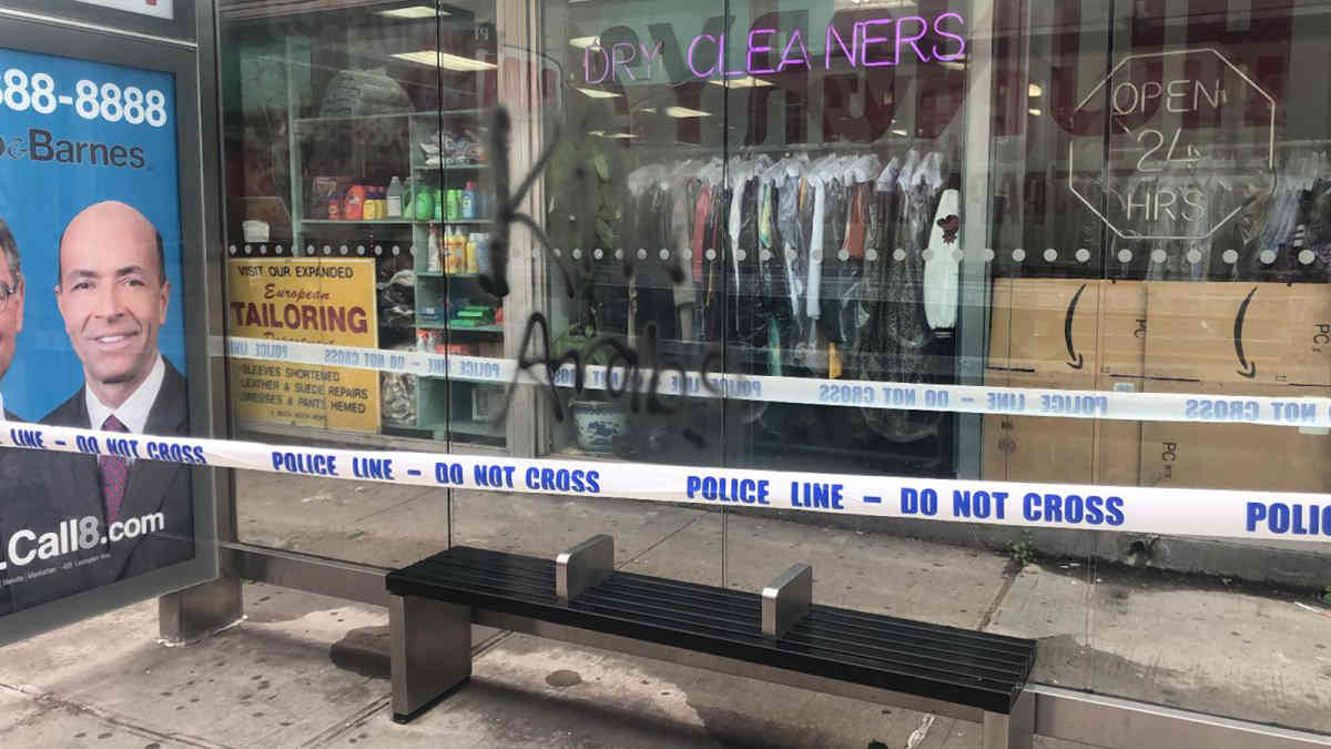 Racist by the bay: Vandal scrawls anti-Muslim threat on Sheepshead Bay bus stop