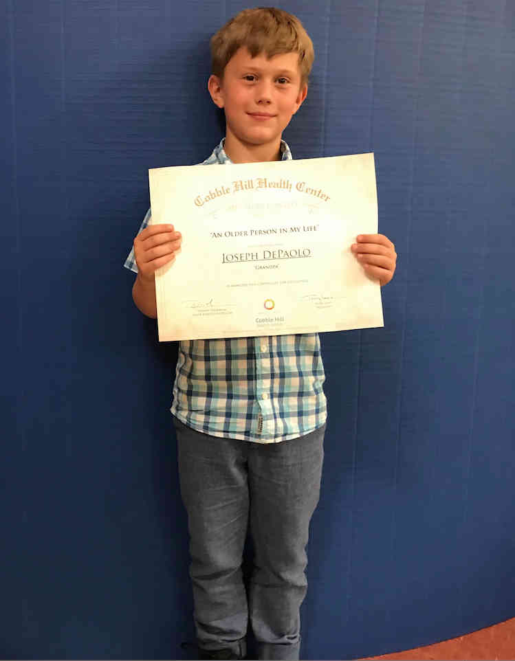 Old souls: Youngsters awarded for essays on seniors