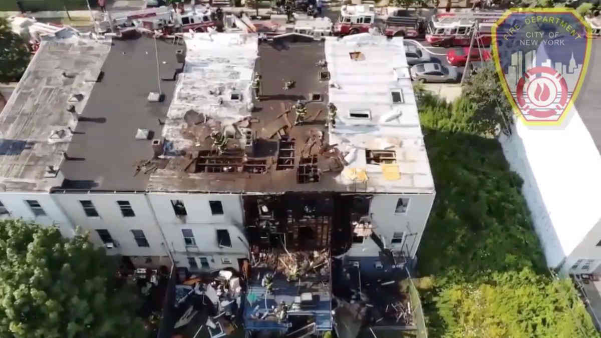 Fires engulf properties in Sunset Park and Brownsville