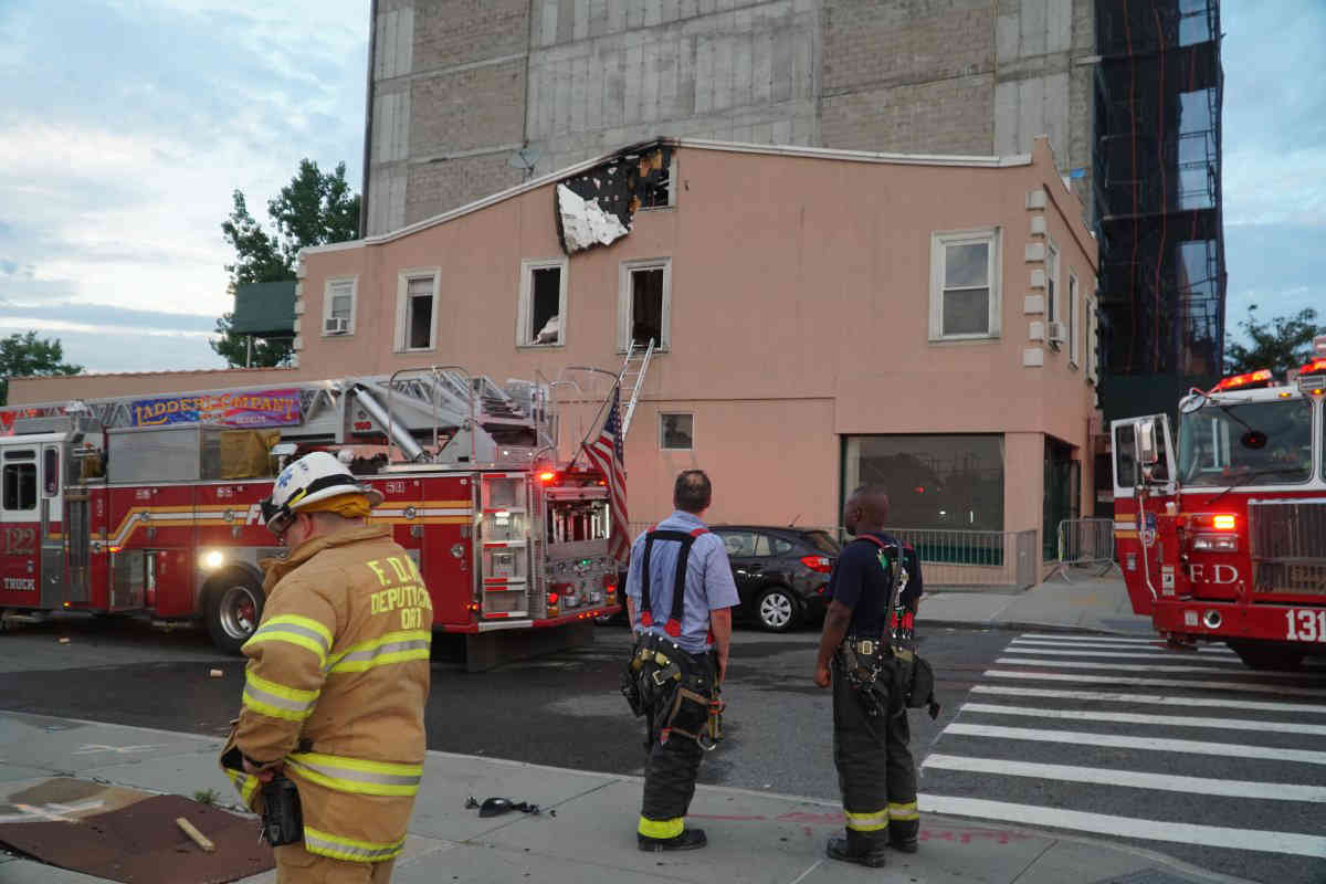 New York’s Bravest battle Greenwood Heights blaze