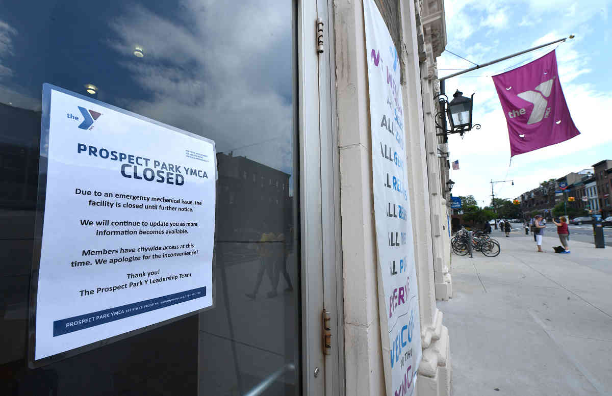 Park Slope YMCA closed indefinitely due to water contamination