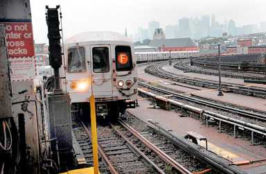 F train most delayed ride, study shows