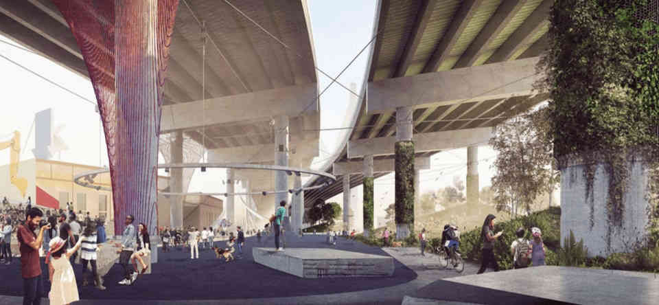 ‘Under the K’ park development below Kosciuszko Bridge to show off ecological resiliency