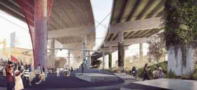 ‘Under the K’ park development below Kosciuszko Bridge to show off ecological resiliency