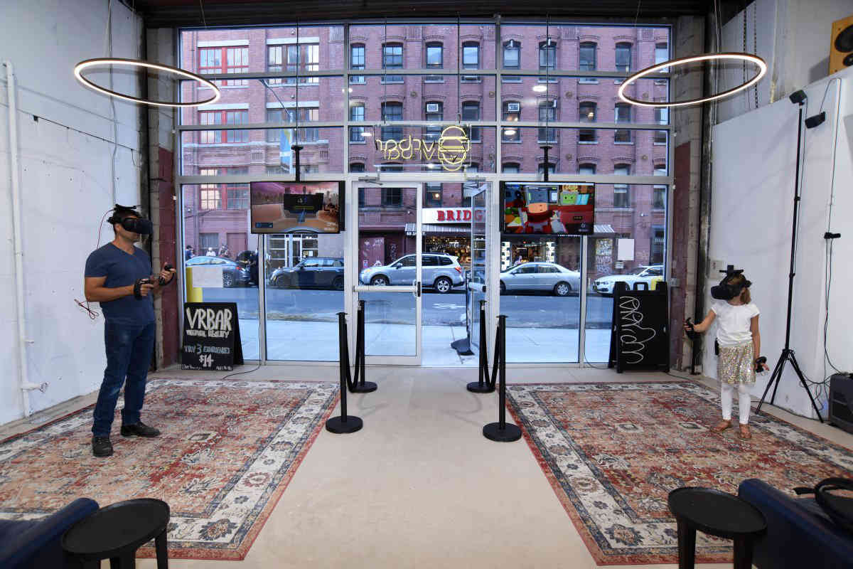 Next level: Virtual reality bar expands into massive Dumbo space