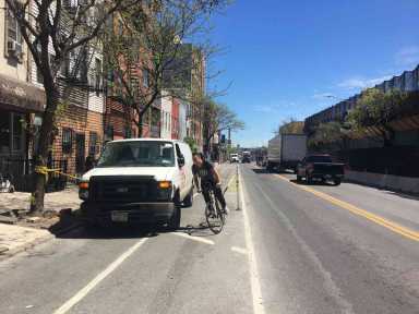 Grand Street redux: City to finish, extend halted Williamsburg bike lanes
