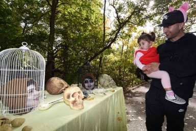 Thousands of costumed revelers gather in Prospect Park for Halloween event