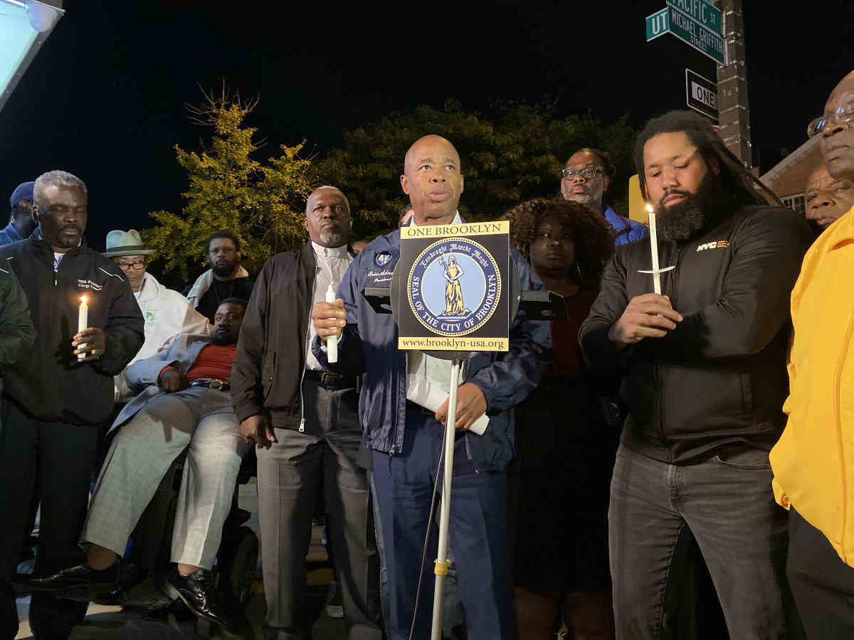 ‘This has destroyed our community’ Pols hold vigil for Crown Heights mass shooting
