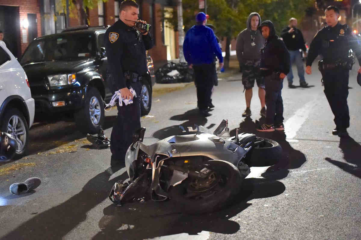Biker in critical condition after Williamsburg scooter crash