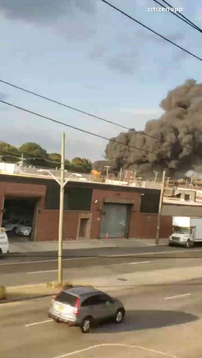 Garbage fire: Flatlands scrap yard goes up in flames