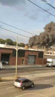Garbage fire: Flatlands scrap yard goes up in flames
