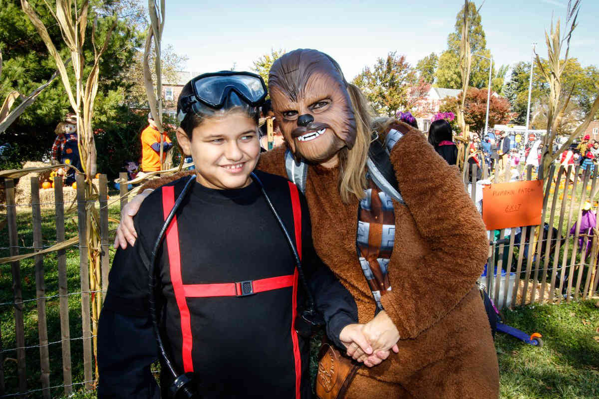Kids flock to spooky Marine Park Halloween festival