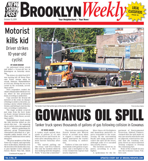 Brooklyn Weekly: October 11, 2019
