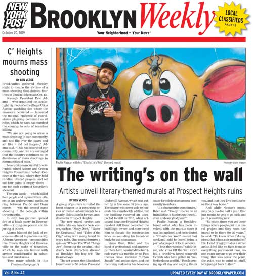 Brooklyn Weekly: October 18, 2019