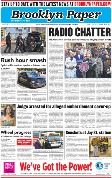 Brooklyn Paper: October 18, 2019