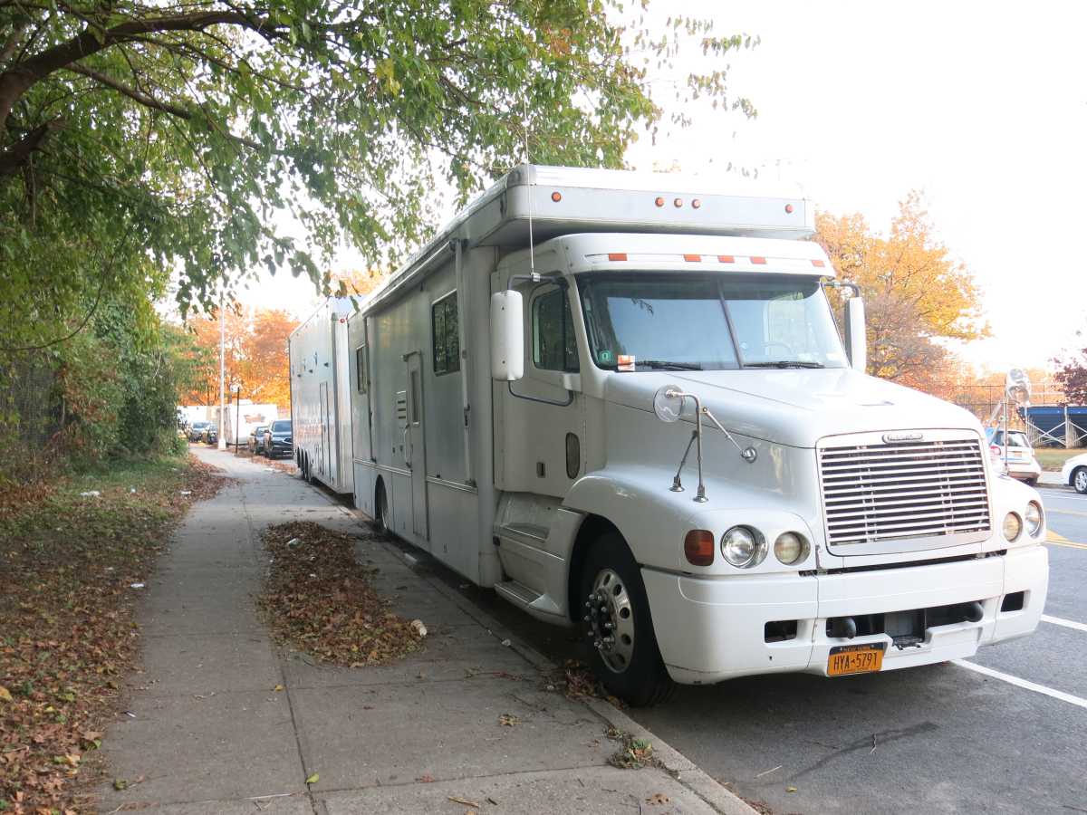 illegally parked