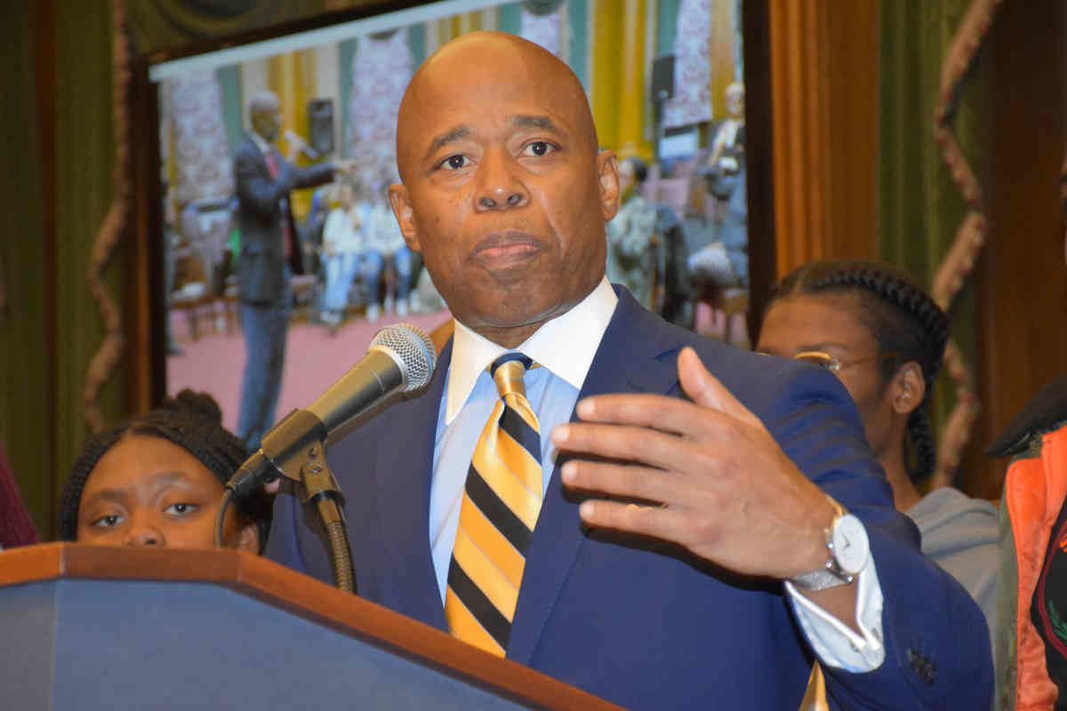 Adams spoke at a press conference at Borough Hall to correct what he called a 'Brooklyn Borough President chalked up recent clashes between the community and the police to a 'complete miscommunication' between the community and police.