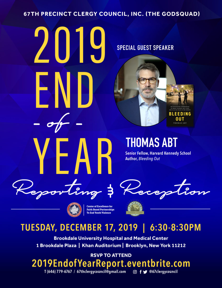End of year reporting reception 2019
