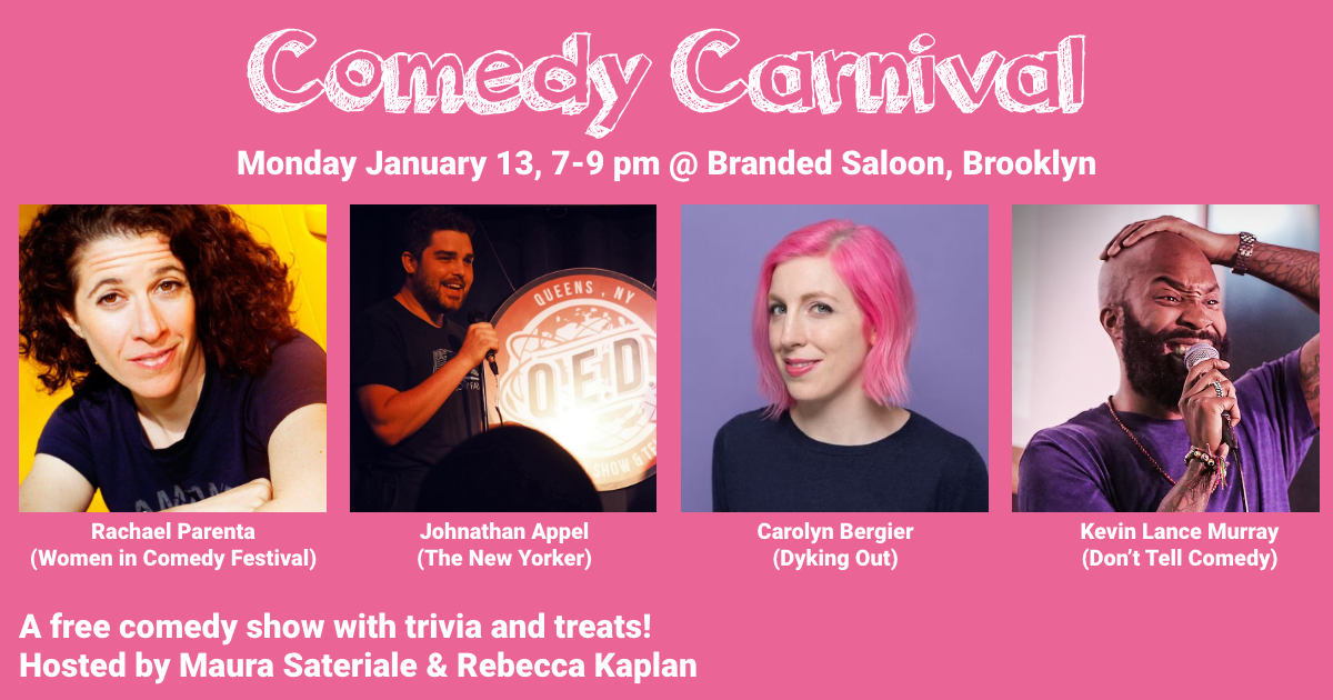 comedy carnival poster 1-13