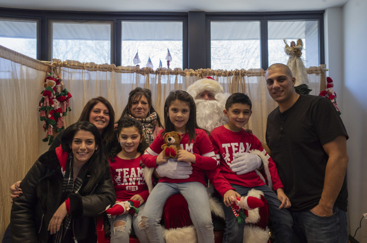 santa in the park