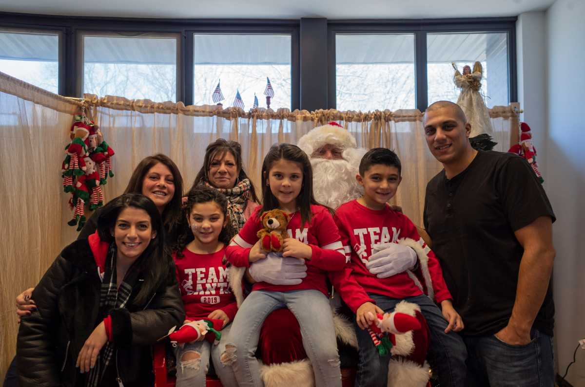 santa in the park