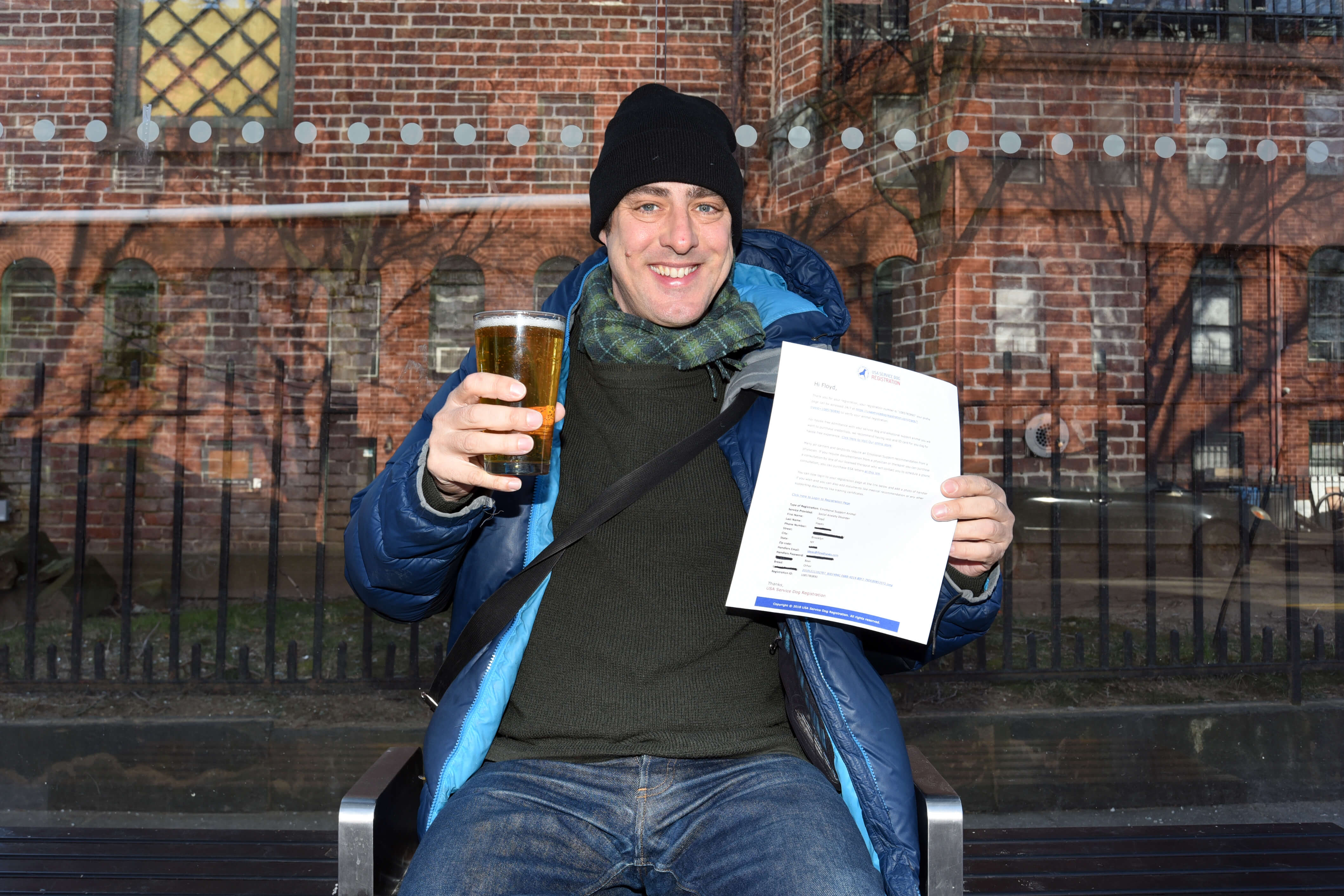 Clinton Hill man registers beer as emotional support animal • Brooklyn Paper Clinton Hill man registers beer as emotional support animal • Brooklyn Paper