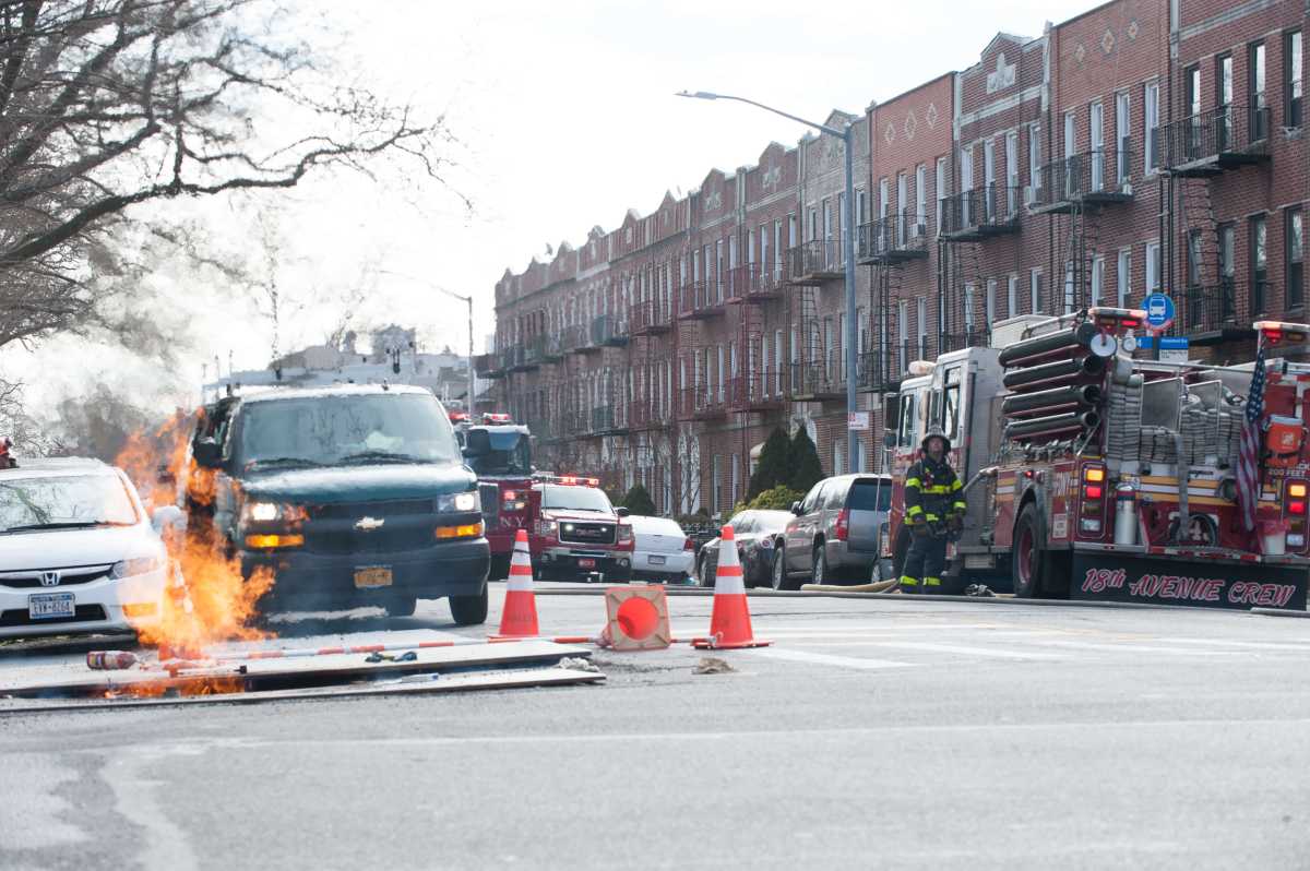 manhole fire