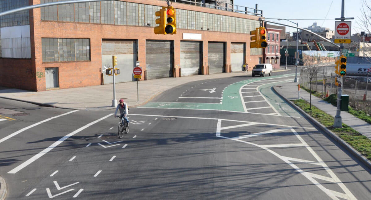 Franklin Avenue bike lane