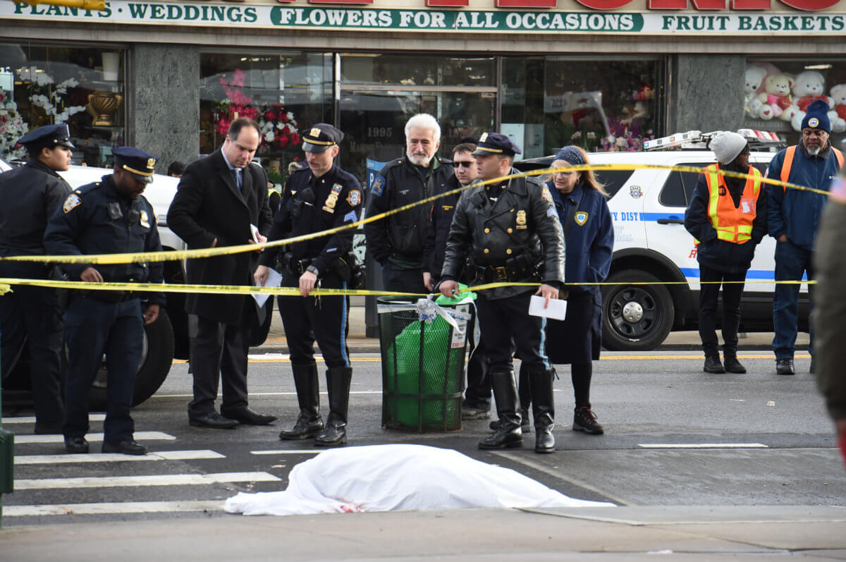 dead pedestrian