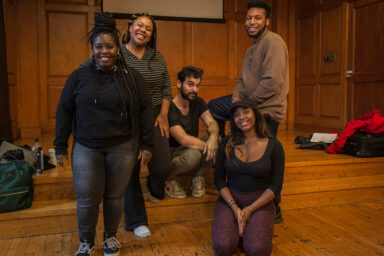 Denise Manning, Sierra Leverett, Drew Drake, Aja Downing, and John Bambery