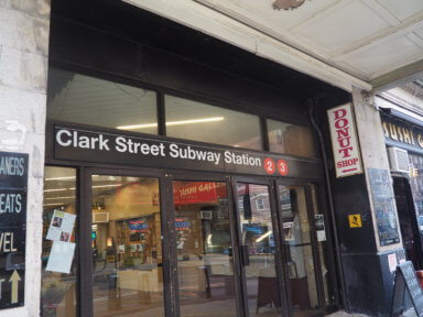 Clark street subway station