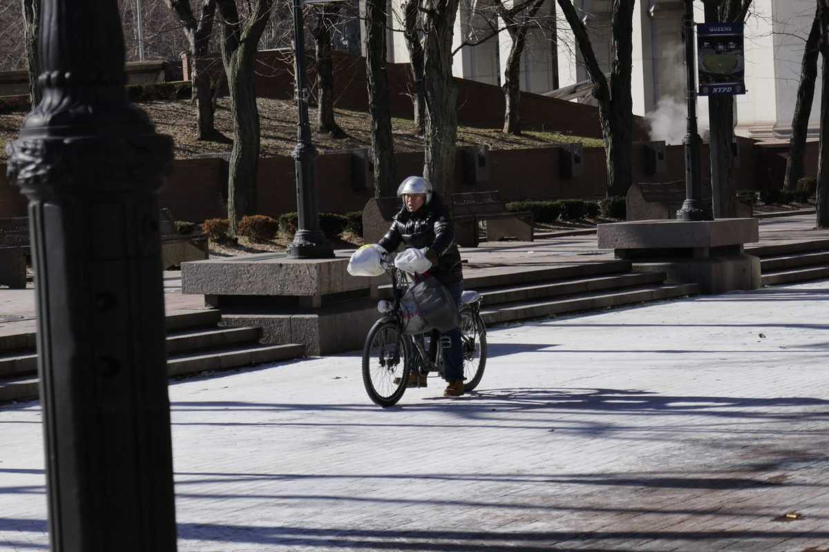 e-bike rider