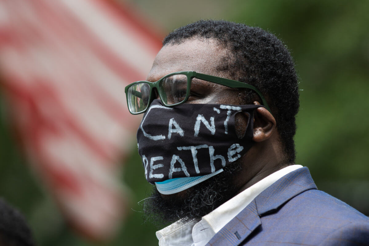 Police brutality rally Brooklyn Supreme Court