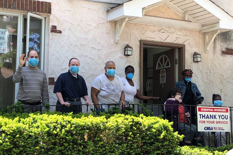 Group home workers thanked with car parade through southern Brooklyn