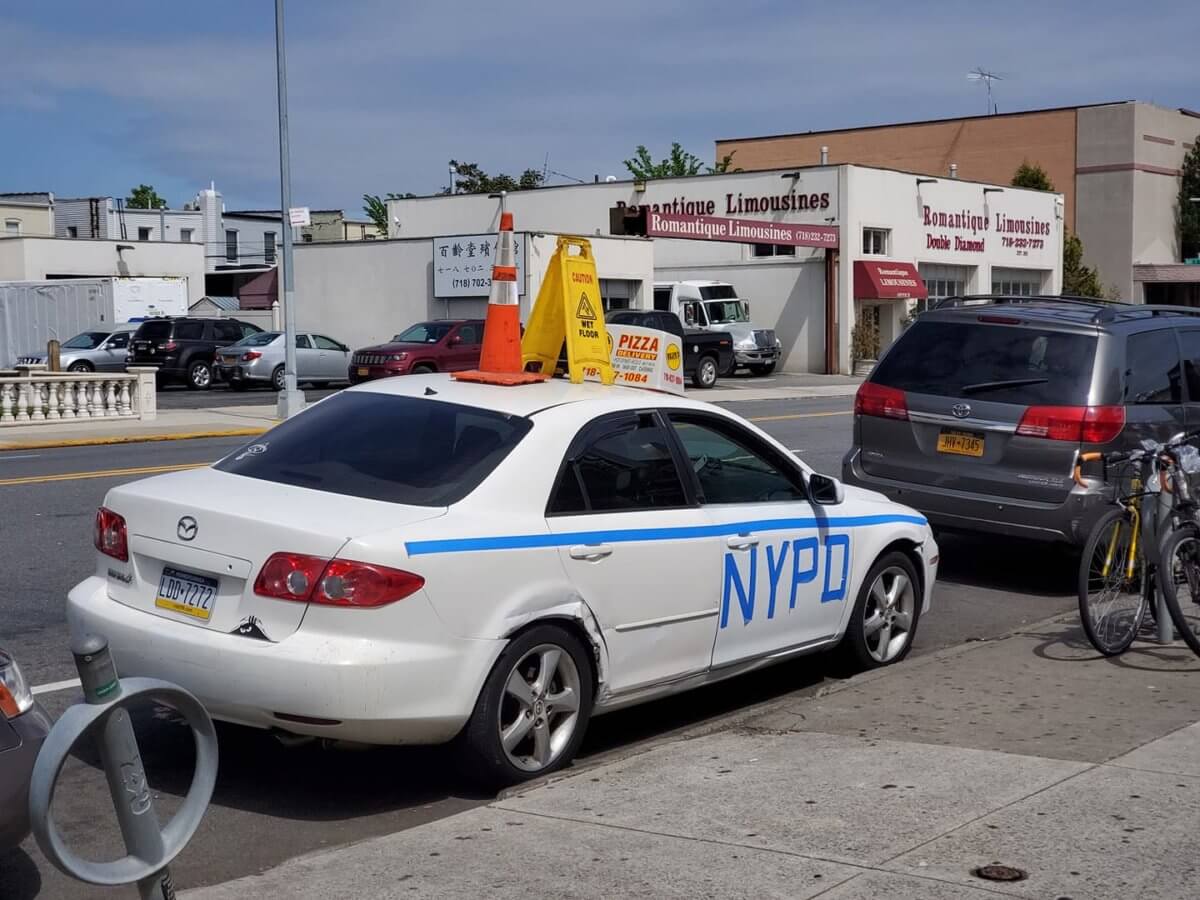 Fake NYPD car bensonhurst