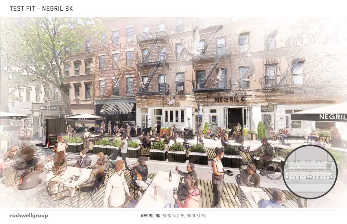 outdoor seating