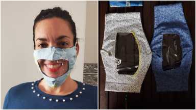 clear mask
