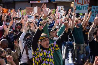 Black Lives Matter protest Bed-Stuy