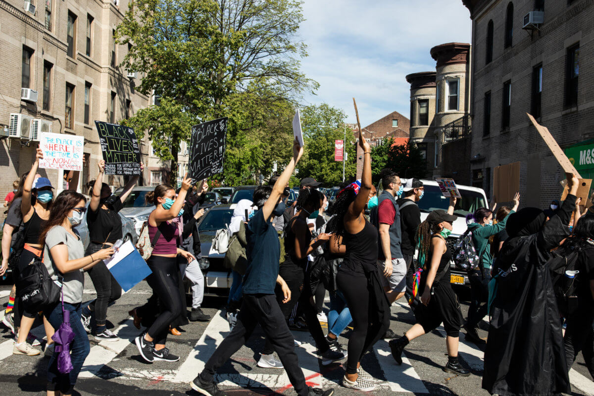 Black Lives Matter protest in Bay Ridge
