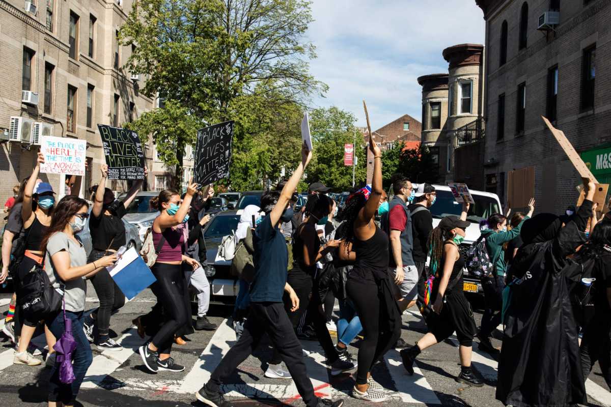 Black Lives Matter protest in Bay Ridge