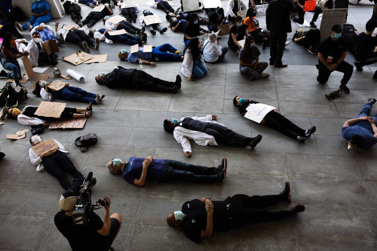 SUNY Downstate Die-in