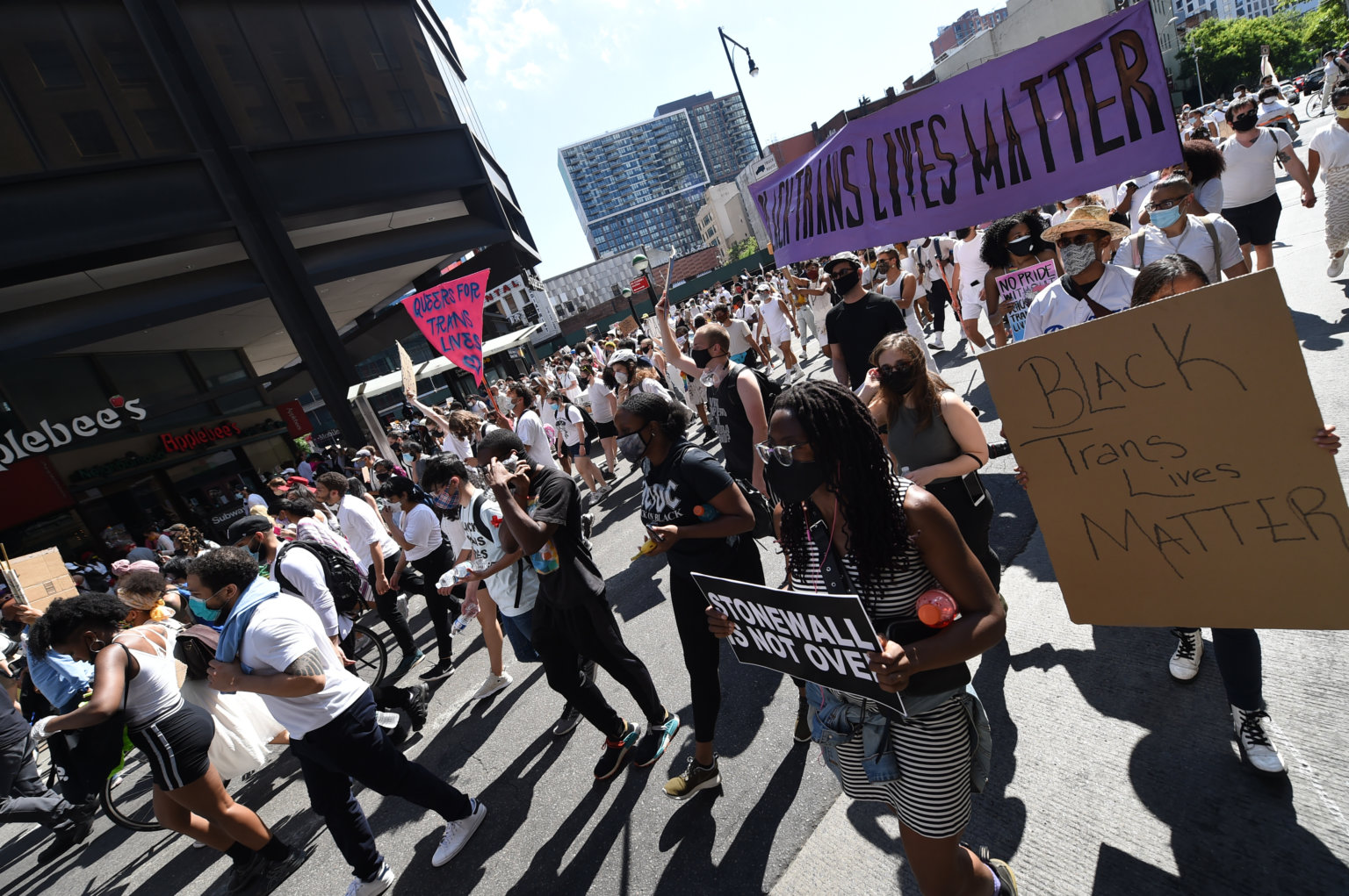 Thousands rally throughout Brooklyn in support of Black trans lives