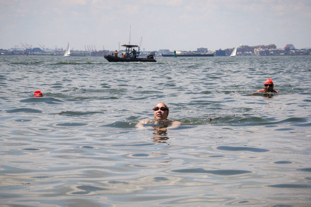 07-25-2020 – 10 mile swim from Coney to Red Hook. Photos by Erica Price