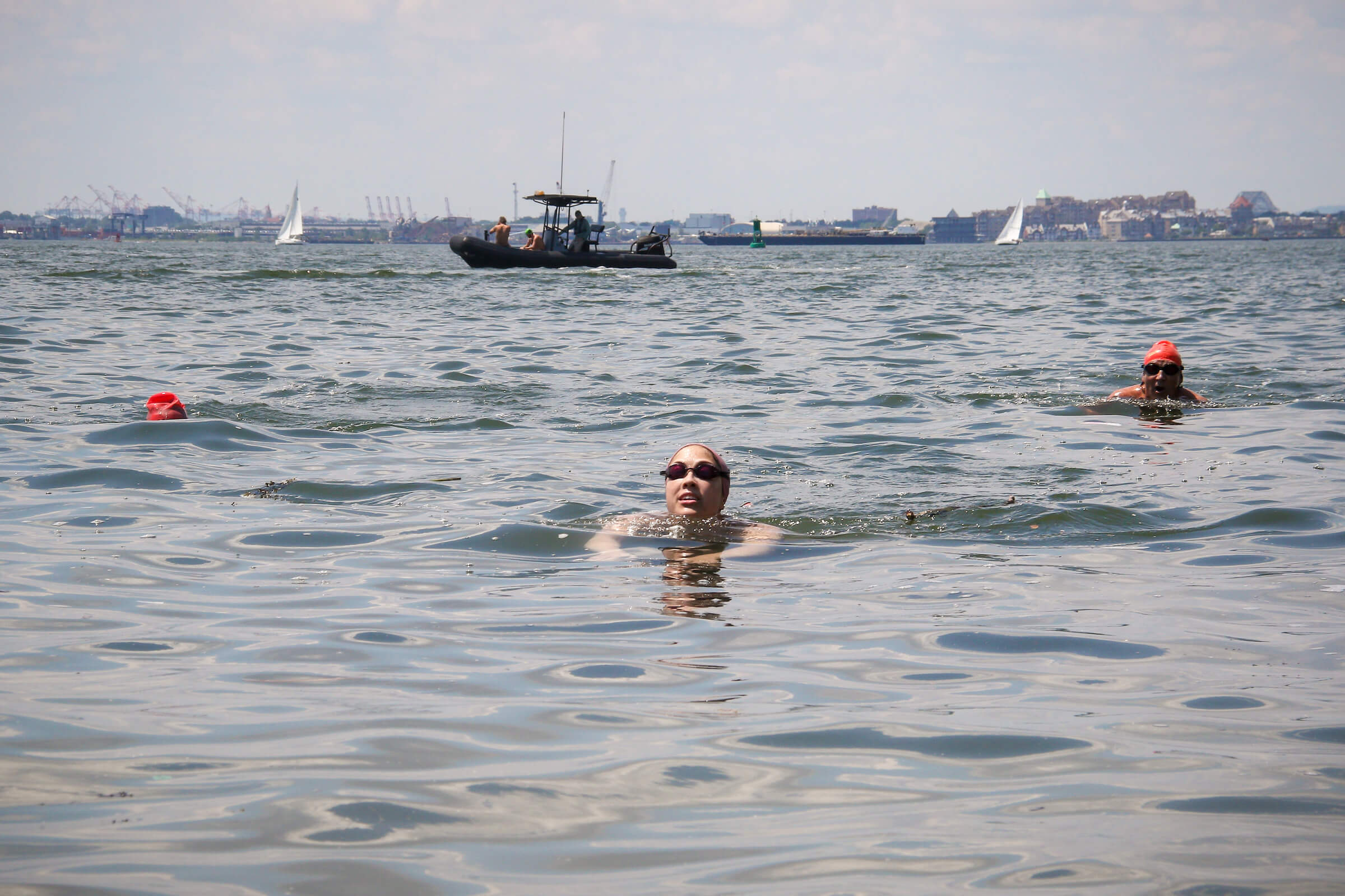 Group embarks on 10-mile swim from Coney Island to Red Hook • Brooklyn Paper, image size:2400x1600