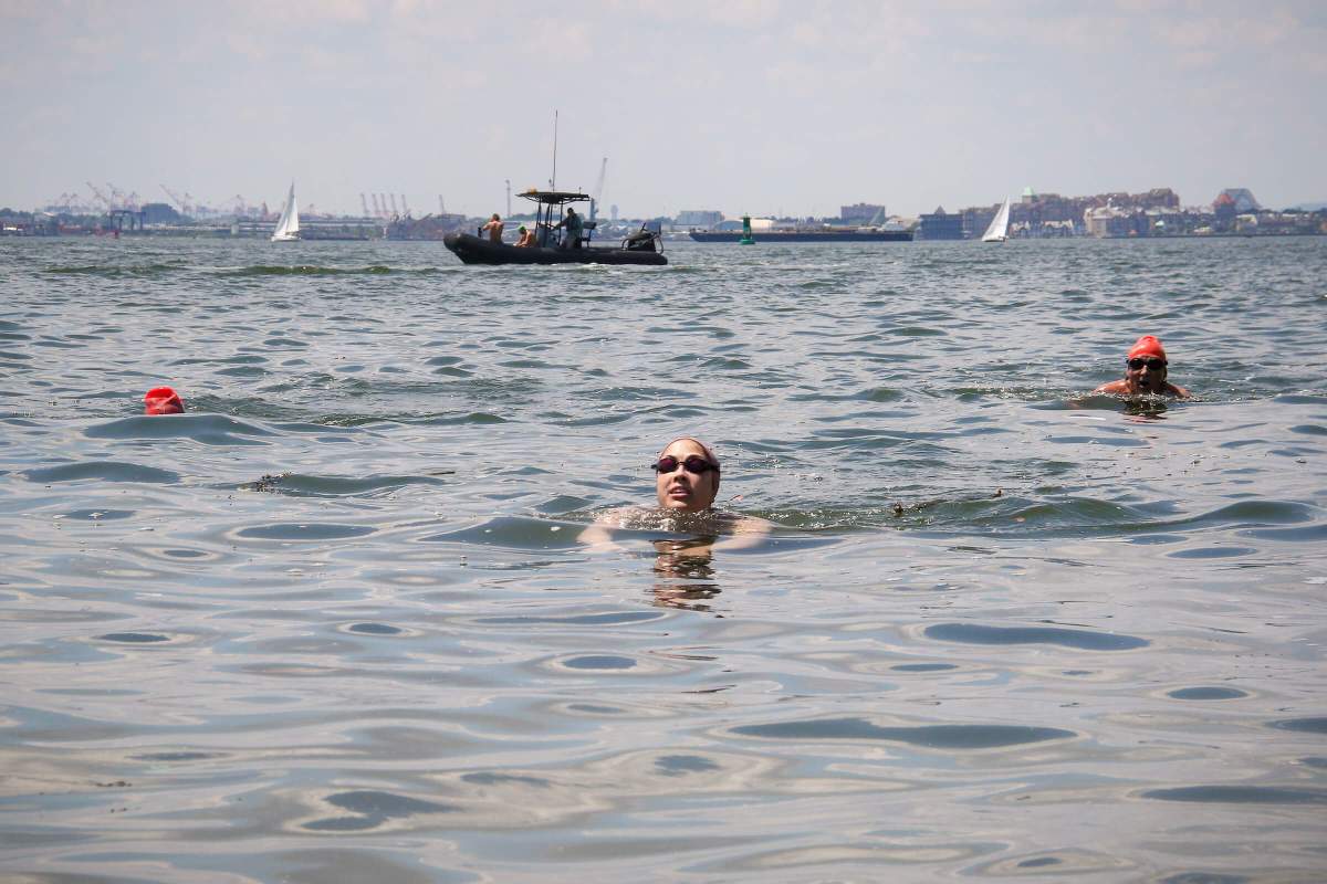 07-25-2020 – 10 mile swim from Coney to Red Hook. Photos by Erica Price