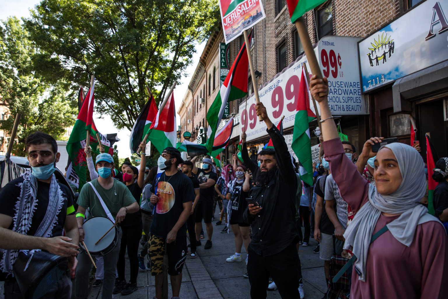 Photos Protesters march from Bay Ridge to Barclays Center for a free
